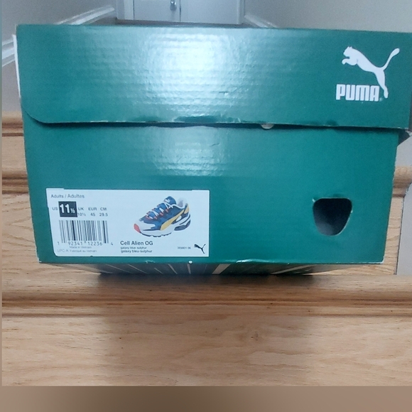 Puma Cell Alien OG Navy and Yellow Sneakers. - Picture 5 of 7